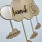 Individuelle Babywolke 35cm | Geburtswolke, Wanddekoration